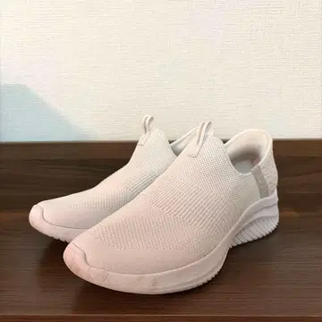 스케쳐스 슬립인즈 SKECHERS 올 화이트 24cm