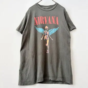 NIRVANA 밴드 T셔츠 Tultex S 사이즈