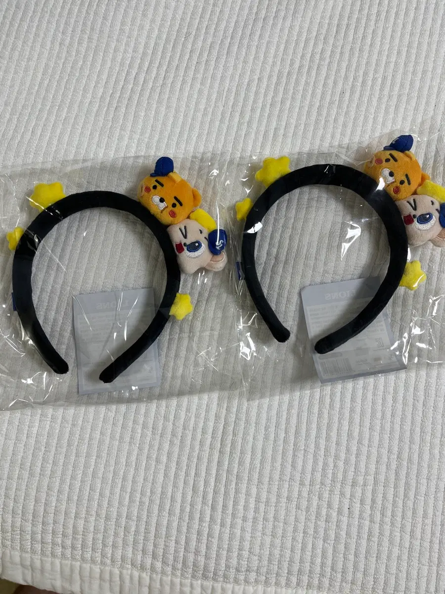 삼성라이온즈 X 리틀라이언 인형 머리띠