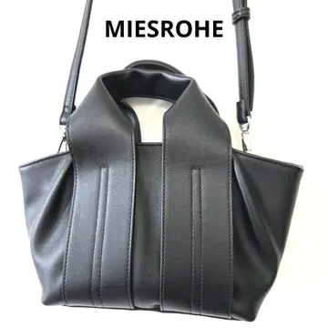 MIESROHE sustainable 개더 미니 토트백