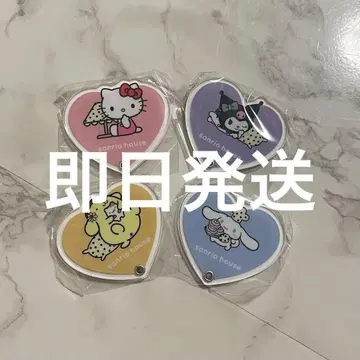 [ 새상품 미사용 ] 산리오 하우스 슬라이드 거울 4개 세트