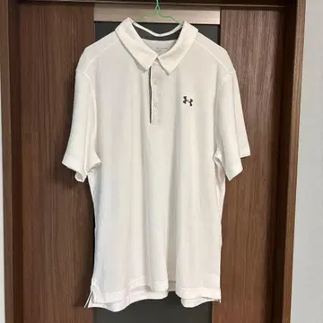 언더 아머 골프 피케 셔츠 화이트