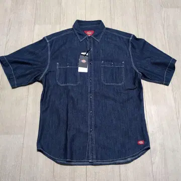 Dickies 데님 셔츠 반팔 XL