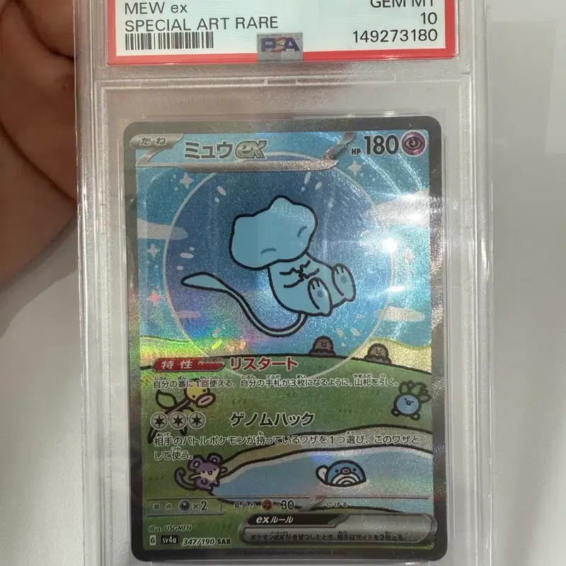 포켓몬카드 일판 버블뮤 psa10