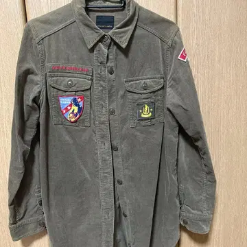 HYSTERIC GLAMOUR 코듀로이 밀리터리 자켓
