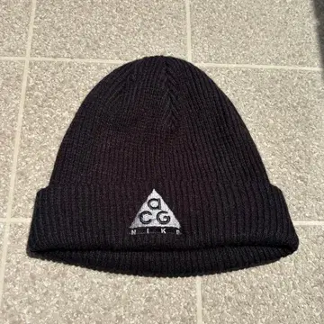 00s Nike ACG BLACK archive 비니 니트 모자
