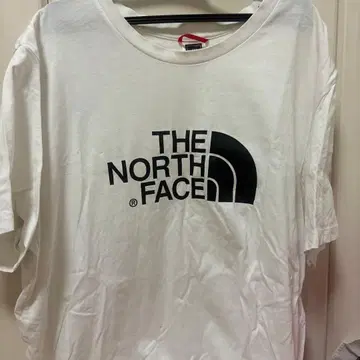 THE NORTH FACE 화이트 T셔츠