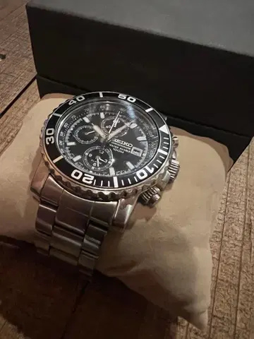 SEIKO 세이코 다이버즈 크로노그래프 손목시계 SNA225P1