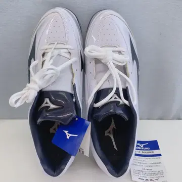 [ MIZUNO ] 미즈노 남성용 스니커즈 신발 화이트/네이비 27