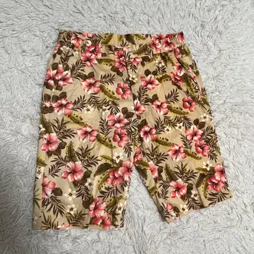 Munsingwear 골프 팬츠 남성용 꽃무늬 베이지 84-88