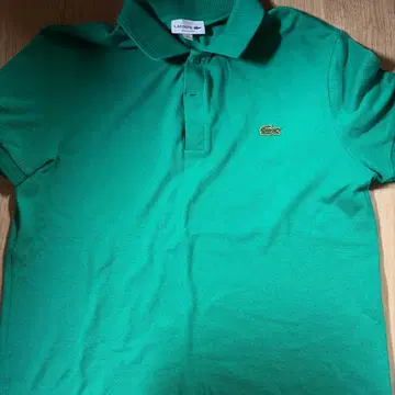 LACOSTE 라코스테 반팔 피케 셔츠 그린 남성용 사이즈 US m