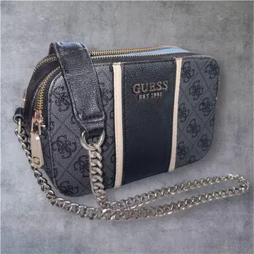 GUESS 숄더백 모노그램 체인