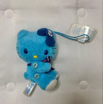 산리오anation 헬로키티 블루 키티 마스코트 봉제 인형 레어