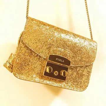 FURLA 숄더백 골드 라메