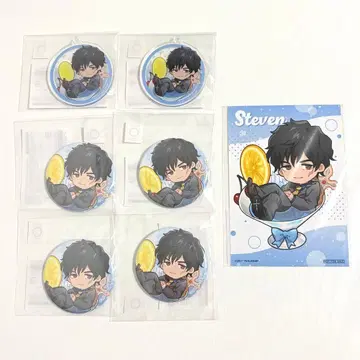 혈계전선 마루쿠지 챠폰 스티븐 아크링 키링 캔뱃지 특전 7점