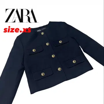 ZARA 테일러드 자켓 네이비 XS