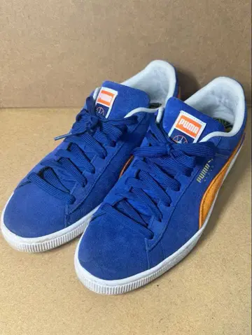푸마 스웨이드 PUMA SUEDE 파랑 x 오렌지 27.5cm