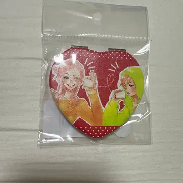 러브콘 러브 콘 러브 콘 컴팩트 거울 하트 디자인 C