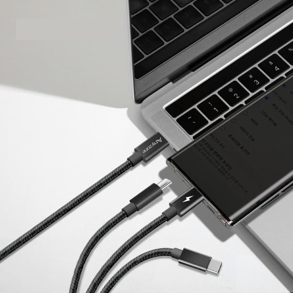 100W C타입 3in1 초고속 충전케이블 1.2m