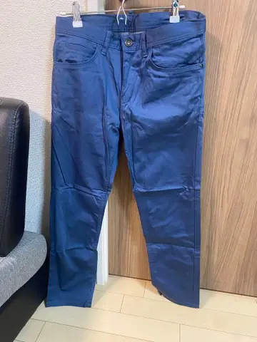 ZARA MAN PREMIUM 치노 팬츠 블루 남성용