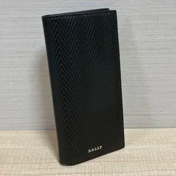 [ 새상품 ] BALLY 장지갑 블랙 지오메트릭