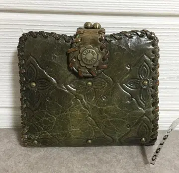 No39190 -G ANNA SUI 안나수이 천연 가죽 접기 지갑