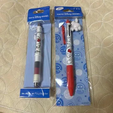디즈니 리조트 캐릭터 볼펜 베이맥스 두 개 세트 새상품