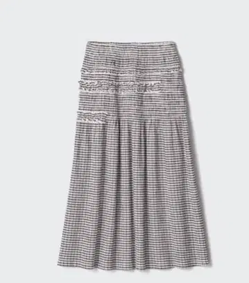 새상품 택 포함 UNIQLO 유니클로 세실리 반센 셔링 스커트 M