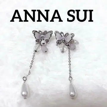 ANNA SUI 안나수이 나비 모티브 2WAY 귀걸이 버터플라이 펄