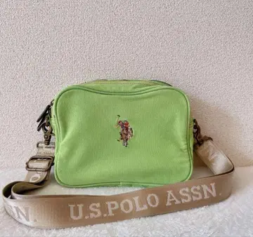 [ 새상품 ] U.S. POLO ASSN 워시드 코튼 숄더백