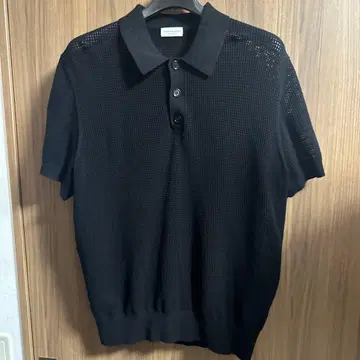DRIES VAN NOTEN 메쉬 피케 셔츠 XL