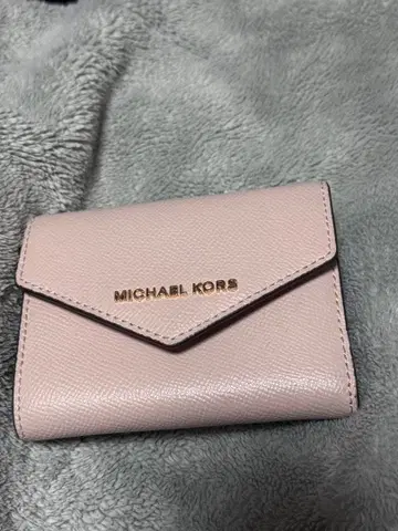 MICHAEL KORS 3단 폴더형 지갑 핑크