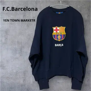 FC 바르셀로나 로고 트레이닝복 yen town market 일본제 네이비