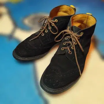 Trickers x Paul Smith M7801 블랙 스웨이드