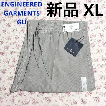 GU 엔지니어드 가먼츠 코드 레인 이지 팬츠 라이트 그레이 XL