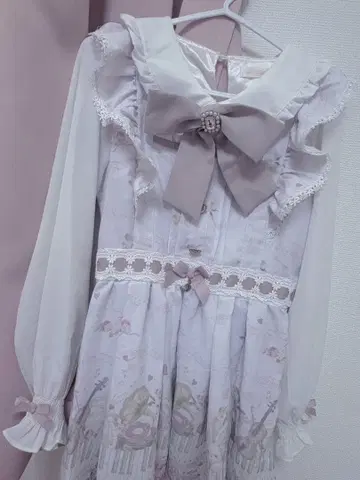 LIZLISA 리즈리사 Melody Bunny 패턴 셋업