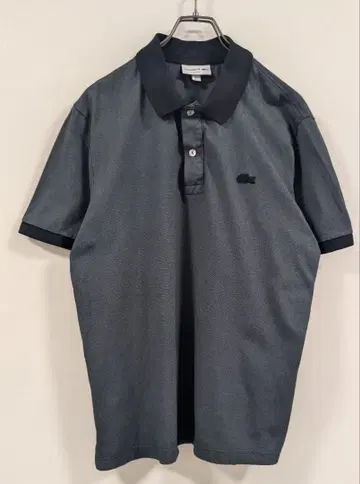 오버다이 블랙 LACOSTE 피케 셔츠 SLIM FIT 그레이 XL