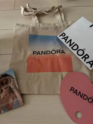 PANDORA 토트백 캔버스지