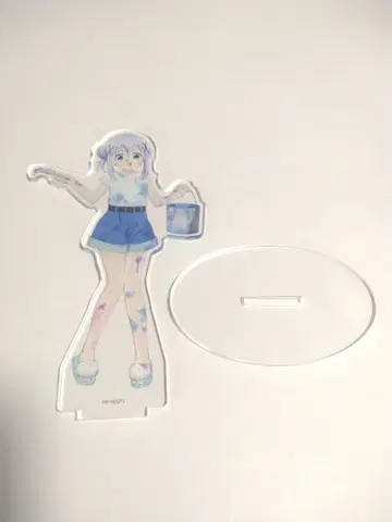 주문은 토끼입니까? 캐릭터 아크릴 피규어 치노 페인터
