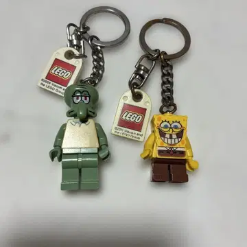 스펀지밥 징징이 LEGO 레고 키링