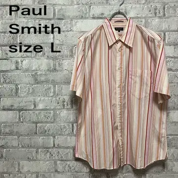 [ Paul Smith ] 폴스미스 반팔 셔츠 스트라이프 L 사이즈 멋스러운