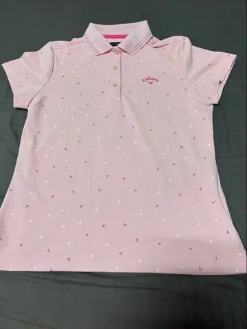 Callaway 여성용 골프 셔츠 핑크 L 사이즈