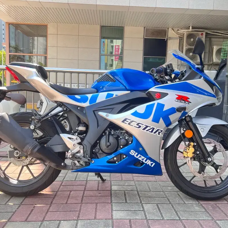 스즈키 GSX-R125 ECSTAR 에디션 블루 실버
