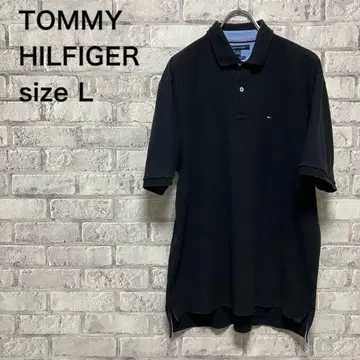 [ TOMMY HILFIGER ] 타미힐피거 반팔 피케 셔츠 size L