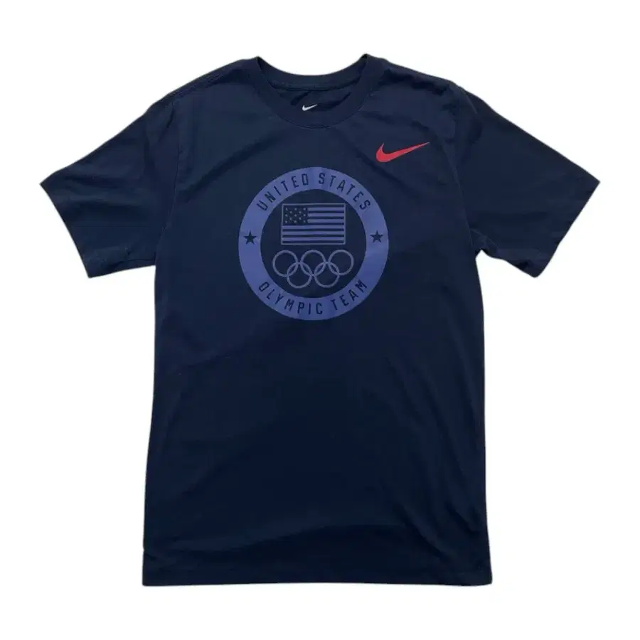 나이키 Nike 네이비 USA 올림픽팀 드라이핏 기능성 반팔 티셔츠 S