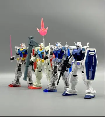 캡슐 액션 건담 GUNDAM BASE 한정판 4종 풀컴프