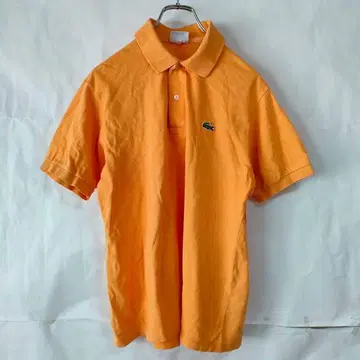 LACOSTE 라코스테 피케 셔츠 오렌지 남성용 사이즈 4