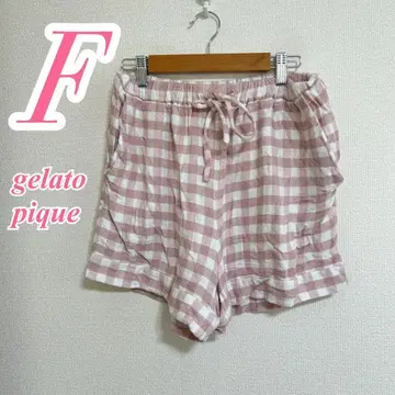 gelato pique 젤라또피케 체크 숏팬츠 핑크 F