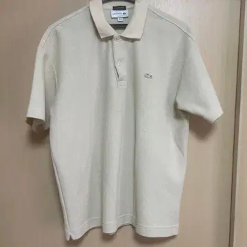 LACOSTE Classic Fit 피케 셔츠 아이보리 FR2