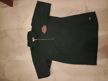 Dickies 하프 지퍼 워크 셔츠 그린 swag y2k sk8